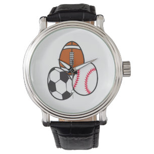 American Football Soccer Sports Baseball Easter Watch