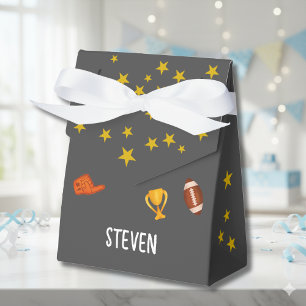 American football sport ball kids birthday favor boxes