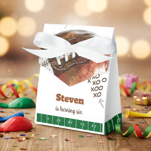 American football sport ball kids birthday favor boxes