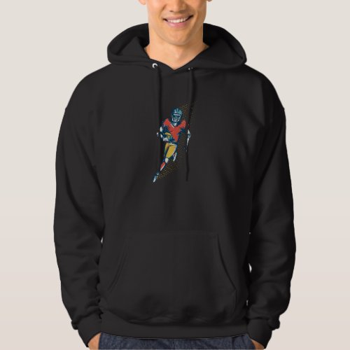 American Football Sport Team Player Coach Art Hoodie