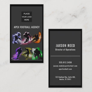 American Football Sports Management-spectrum Business Card
