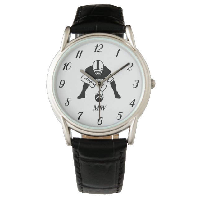 American Football Sports Sporty Touchdown Games Watch (Front)