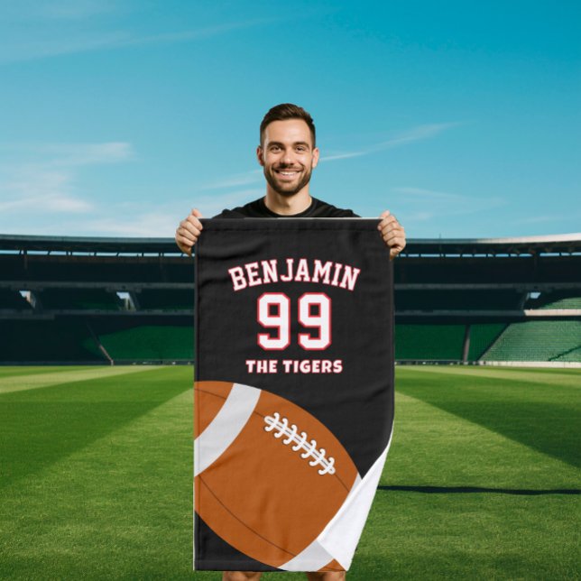 american Football sports towel, coach bath towel (Creator Uploaded)