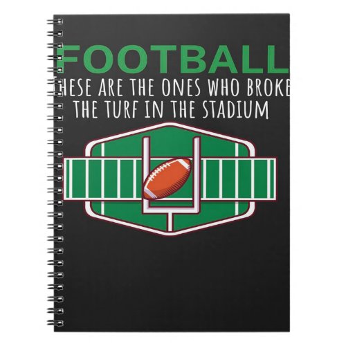 American Football Stadium Notebook