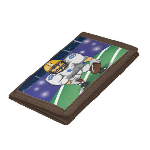 American Football Star Player Tri-fold Wallet