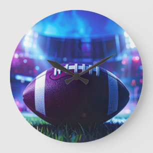 American Football Super Bowl Large Clock