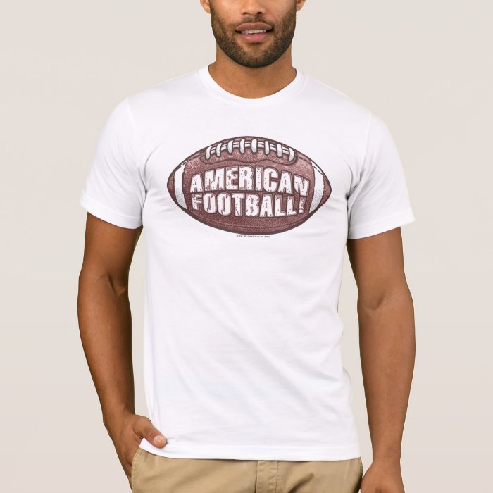 American Football T-Shirt | Zazzle