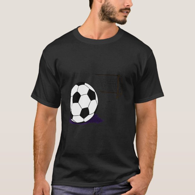 American Football Team Men Football And Net Love T-Shirt (Front)
