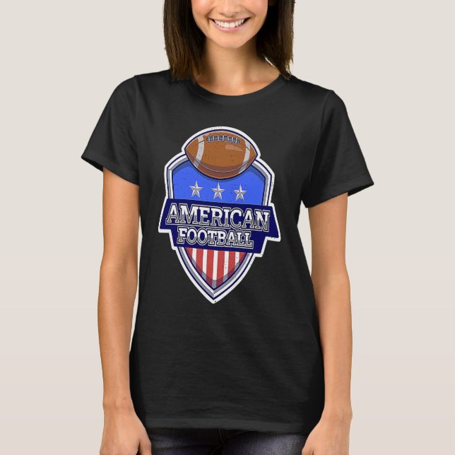 American Football Team Sport Game Professional Pla T-Shirt (Front)