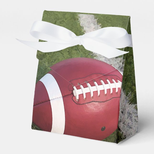 American Football tent Favor Boxes (Front Side)