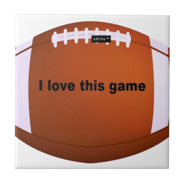American football tile (Front)