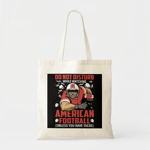 American Football Tote Bag