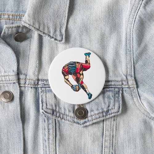 American Football Touchdown  Button