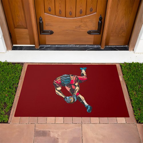 American Football Touchdown  Doormat