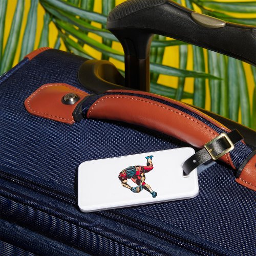 American Football Touchdown  Luggage Tag