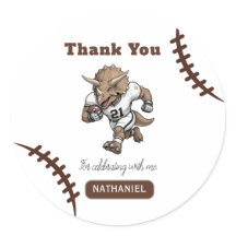 American Football Triceratops dinosaur birthday