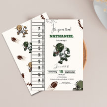 American Football Triceratops dinosaur birthday