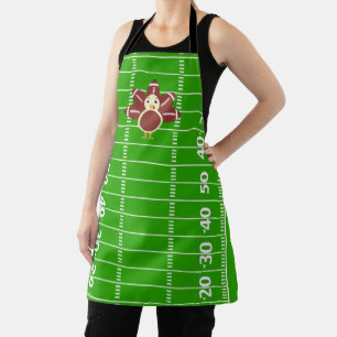American Football Turkey Day Thanksgiving Sports Apron