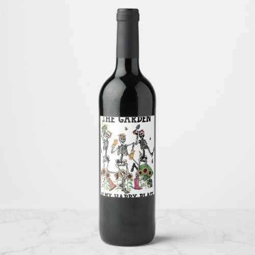 American football turkey face touchdown game day T Wine Label