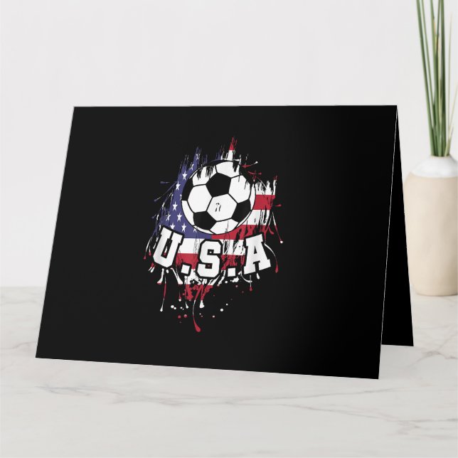 American Football USA Card (Front)