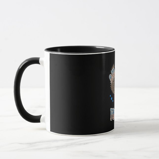 American Football USA Flag Mug (Left)