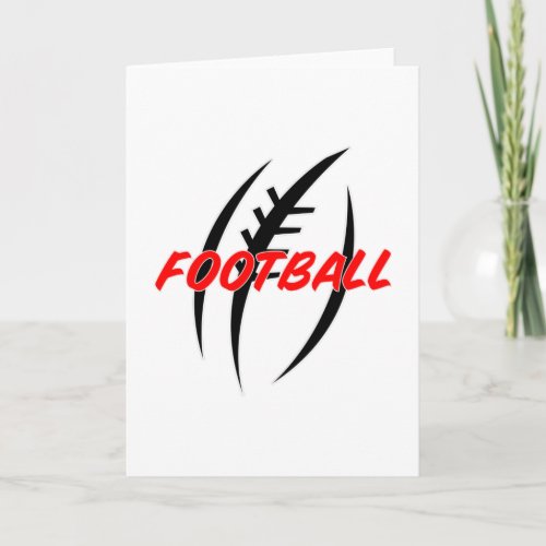 American Football USA Player Sports Game Gift Idea Card