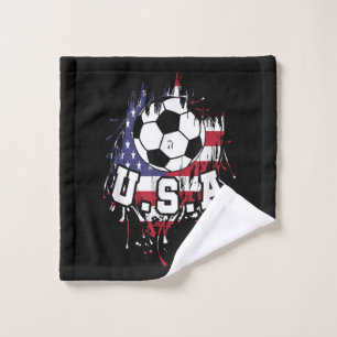 American Football USA Wash Cloth