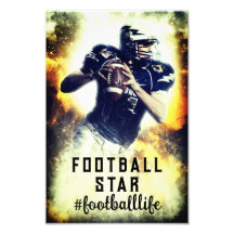 American football vintage player