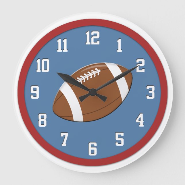 American Football Wall Clock (Front)