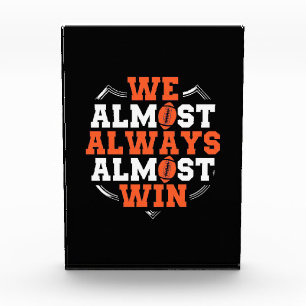 American Football We Almost Win Acrylic Award