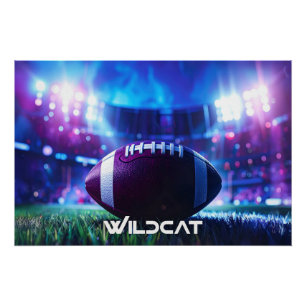 AMERICAN FOOTBALL - WILDCAT POSTER