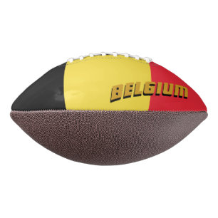 American Football with Belgian Flag / Belgium
