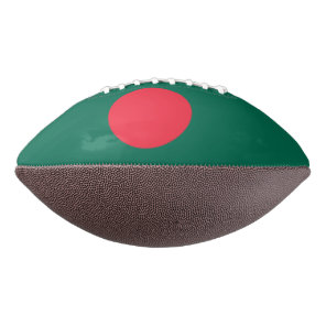 American football with flag of Bangladesh