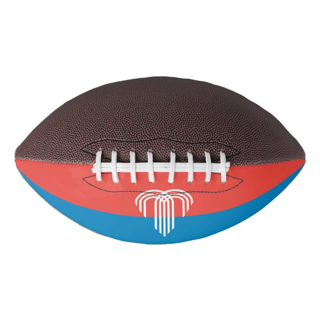American football with flag of Kansas City (Front)