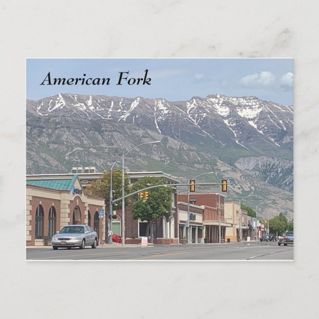 American Fork Postcard (Front)