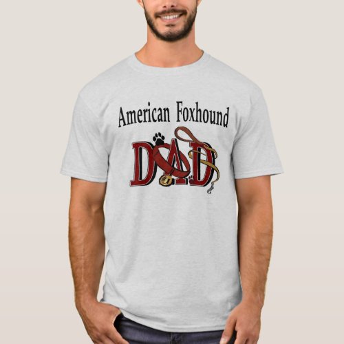 American Foxhound Dad Apparel T_Shirt
