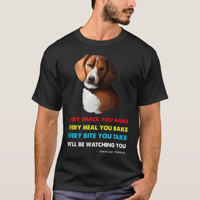 American Foxhound Dog American Foxhound T-Shirt (Front)