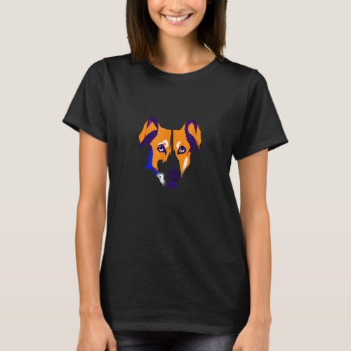 American Foxhound Dog breeds   quotes Costume Fami T_Shirt