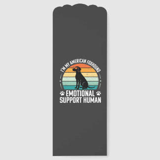 American Foxhound Emotional Support Human Dog Bookmarks