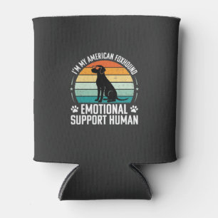 American Foxhound Emotional Support Human Dog Can Cooler