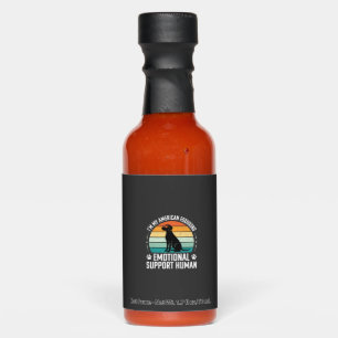 American Foxhound Emotional Support Human Dog Hot Sauces
