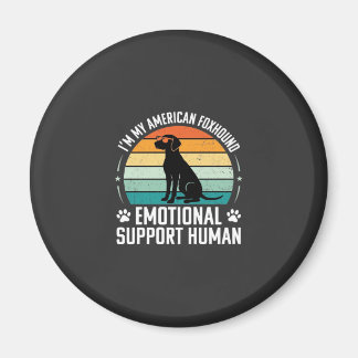 American Foxhound Emotional Support Human Dog Magnet