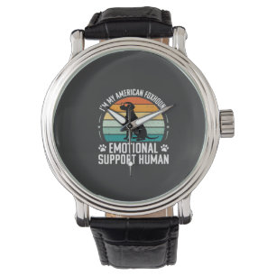 American Foxhound Emotional Support Human Dog Watch