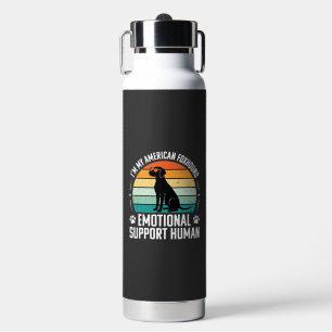 American Foxhound Emotional Support Human Dog Water Bottle