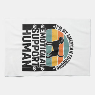 American Foxhound Emotional Support Human Shirt De Kitchen Towel
