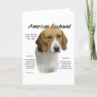 American Foxhound History, All About Foxhounds Holiday Card