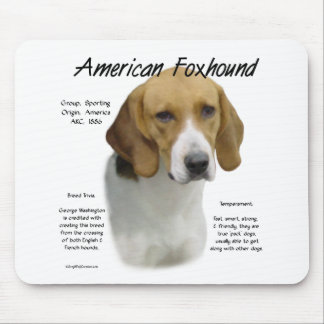 American Foxhound History, All About Foxhounds Mouse Pad
