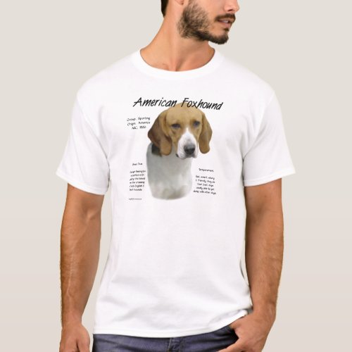American Foxhound History All About Foxhounds T_Shirt