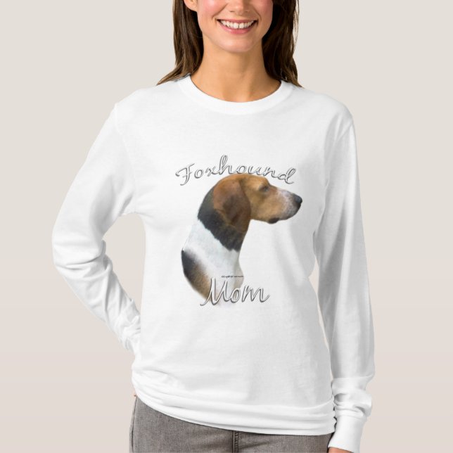 American Foxhound Mom 2 T-Shirt (Front)
