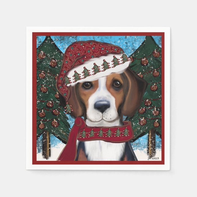 American Foxhound  Napkins (Front)